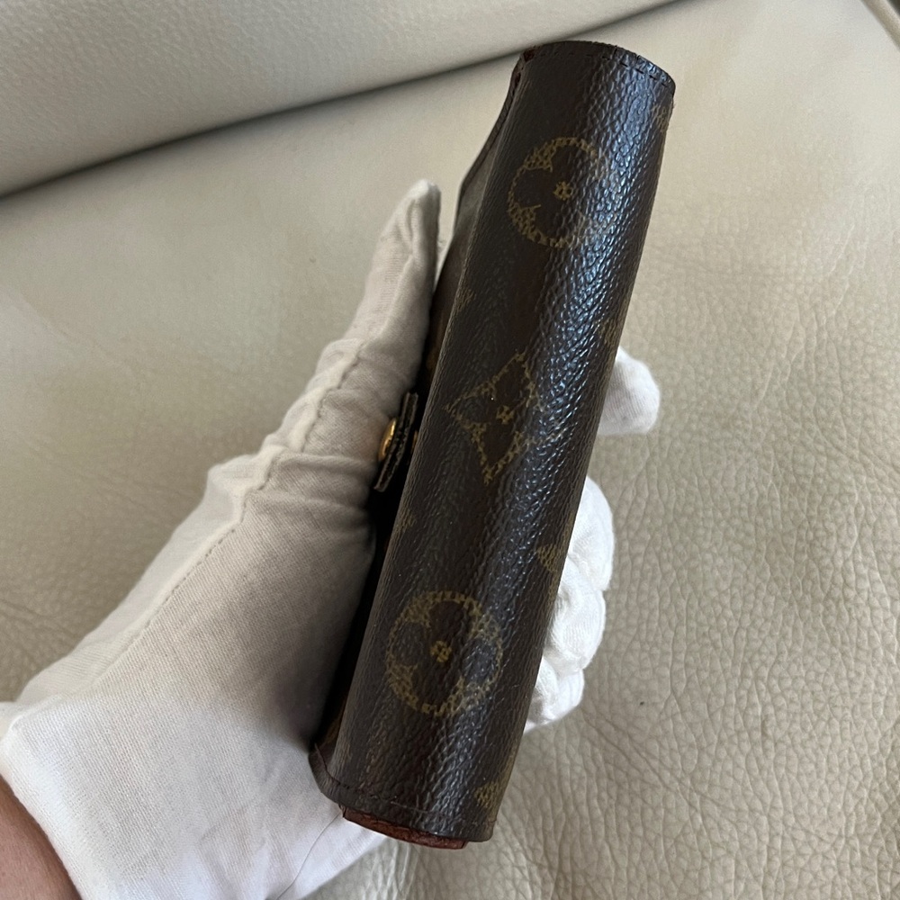 Louis Vuitton Monogram Brown and Gold Bifold and Kisslock Wallet - Picture 11 of 11